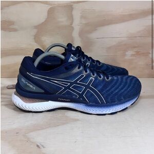Asics - Gel-Nimbus 22 - Running Shoes - Blue - Women’s - 11.5 - 1012A587